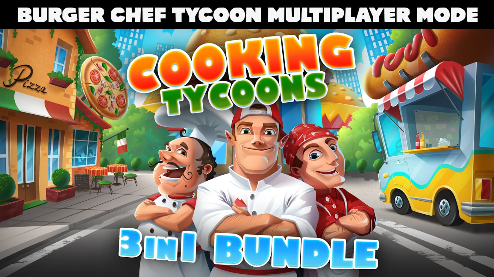 Capa de Cooking Tycoons: 3 in 1 Bundle - Burger Chef Tycoon Multiplayer Mode
