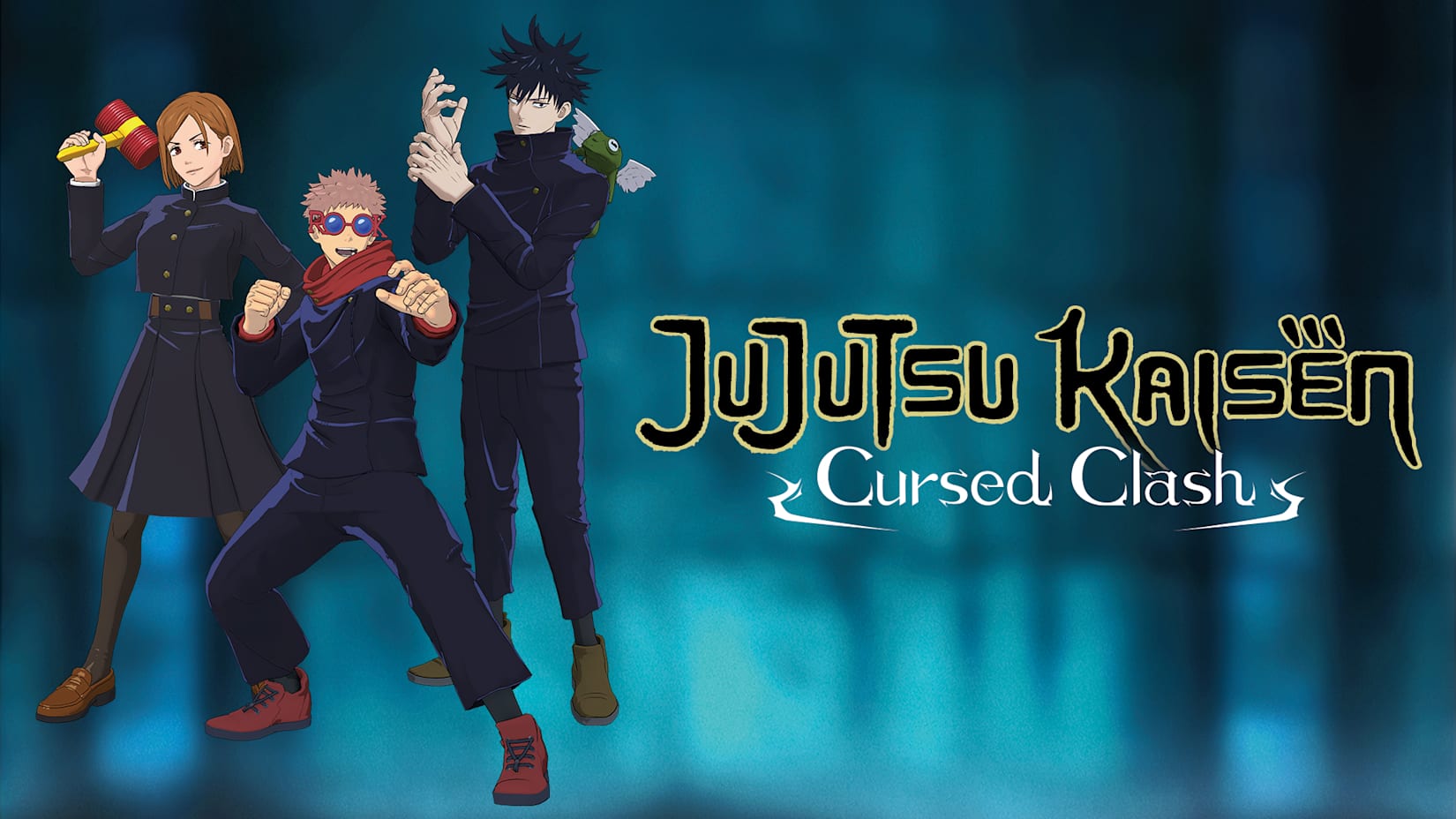 Capa de Jujutsu Kaisen Cursed Clash - Conjunto de Trajes do Primeiro Ano da Escola Técnica de Jujutsu
