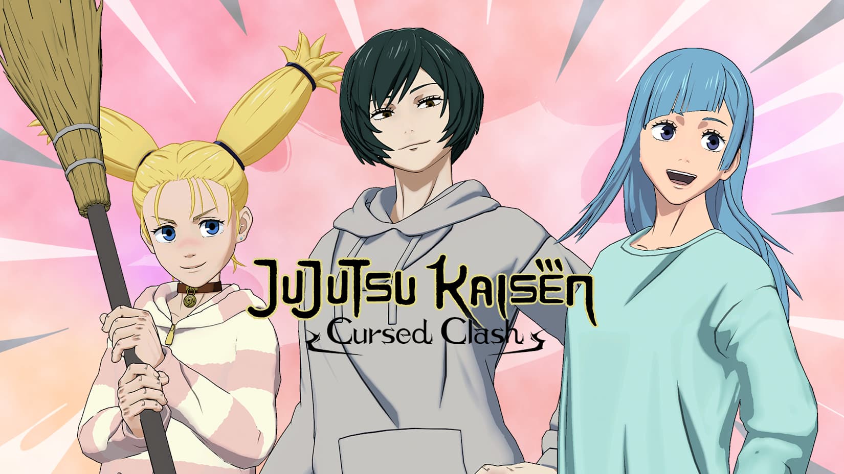 Capa de Jujutsu Kaisen Cursed Clash - Conjunto de Trajes Femininos da Escola Técnica de Jujutsu de Quioto