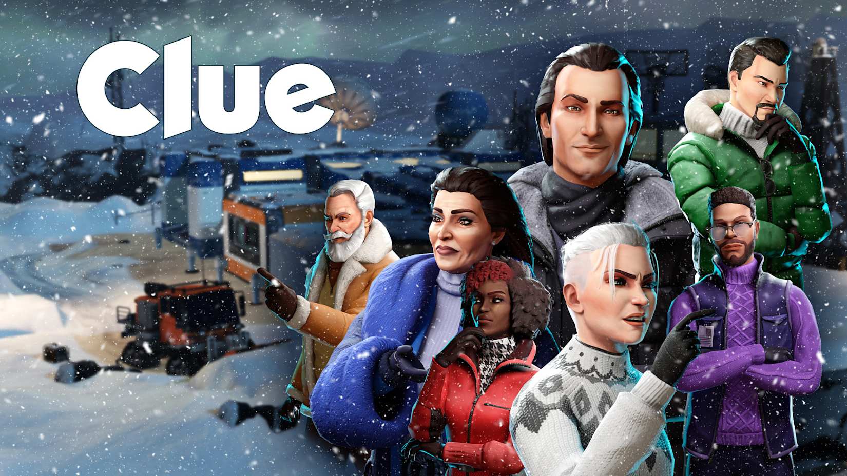 Capa de Cluedo - Estação de Pesquisa Polar