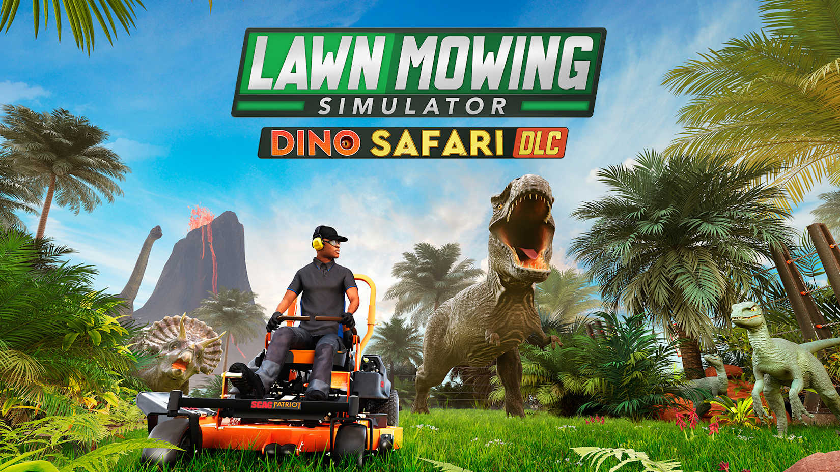 Lawn Mowing Simulator - Dino Safari DLC 封面