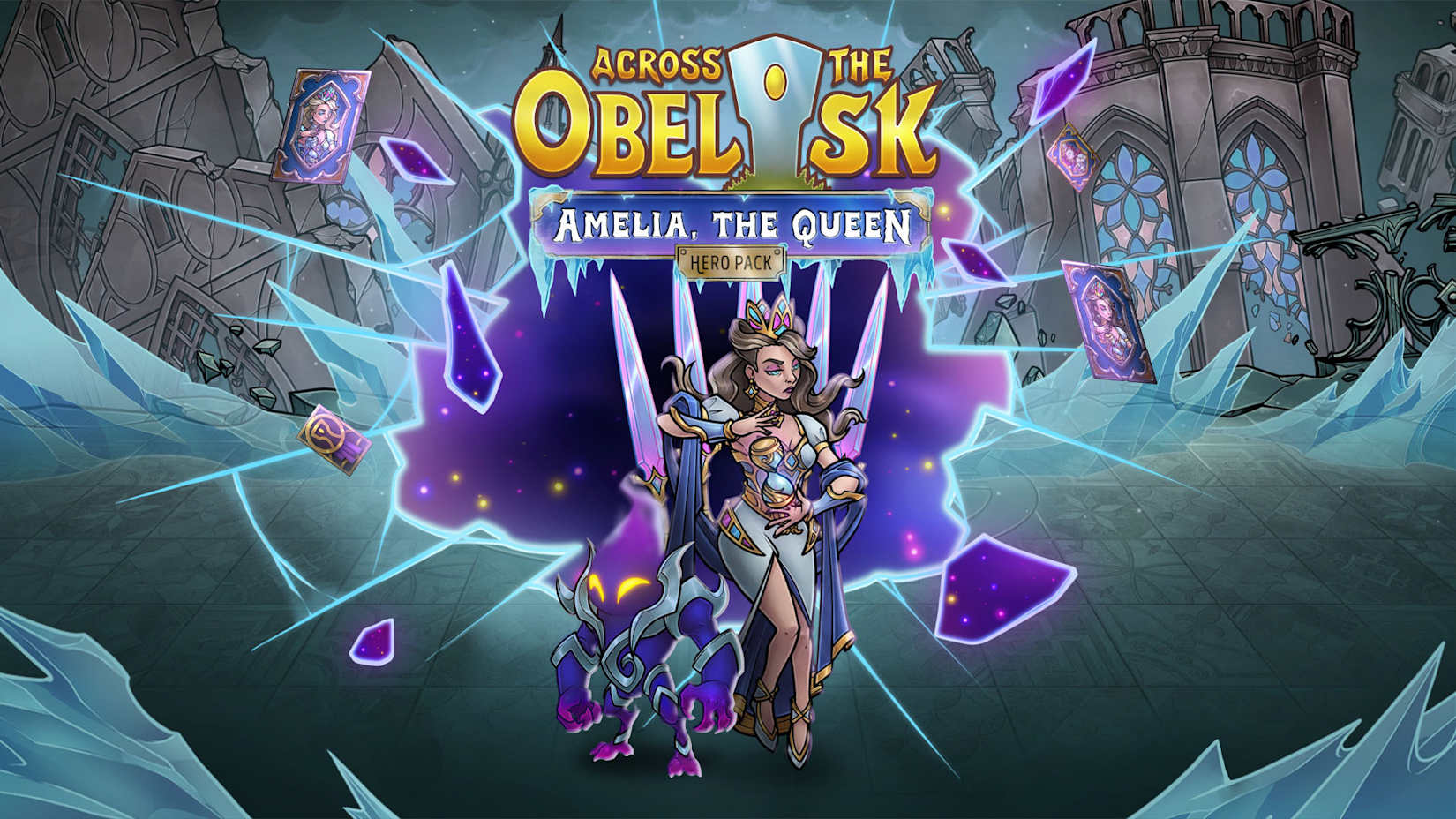 Capa de Across the Obelisk: Amelia, the Queen
