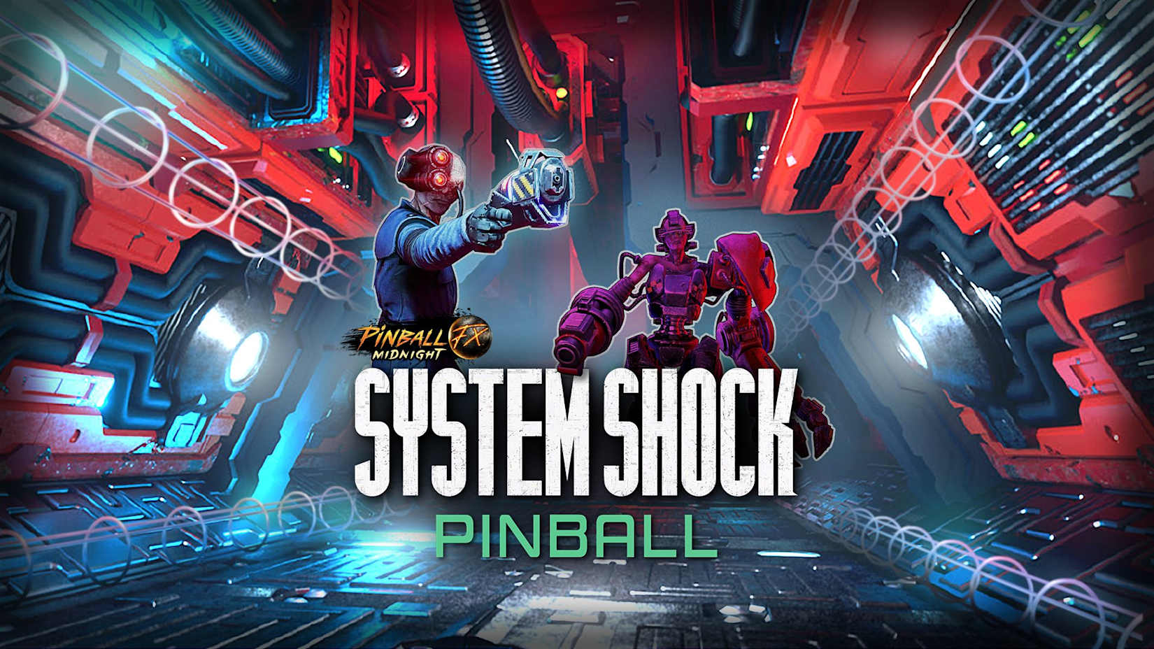 Capa de Pinball FX Midnight - System Shock Pinball