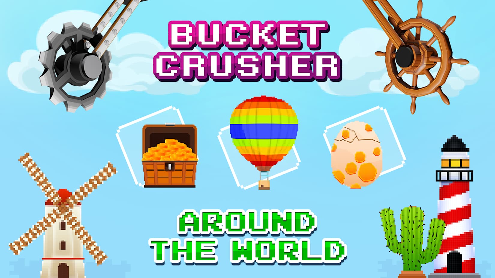 Bucket Crusher: Around The World 封面