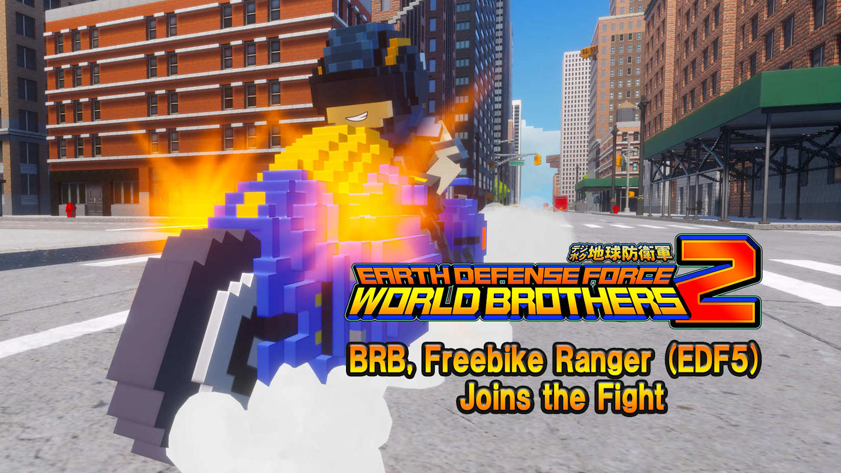 "Additional Character" BRB, Freebike Ranger (EDF5) Joins the Fight 封面