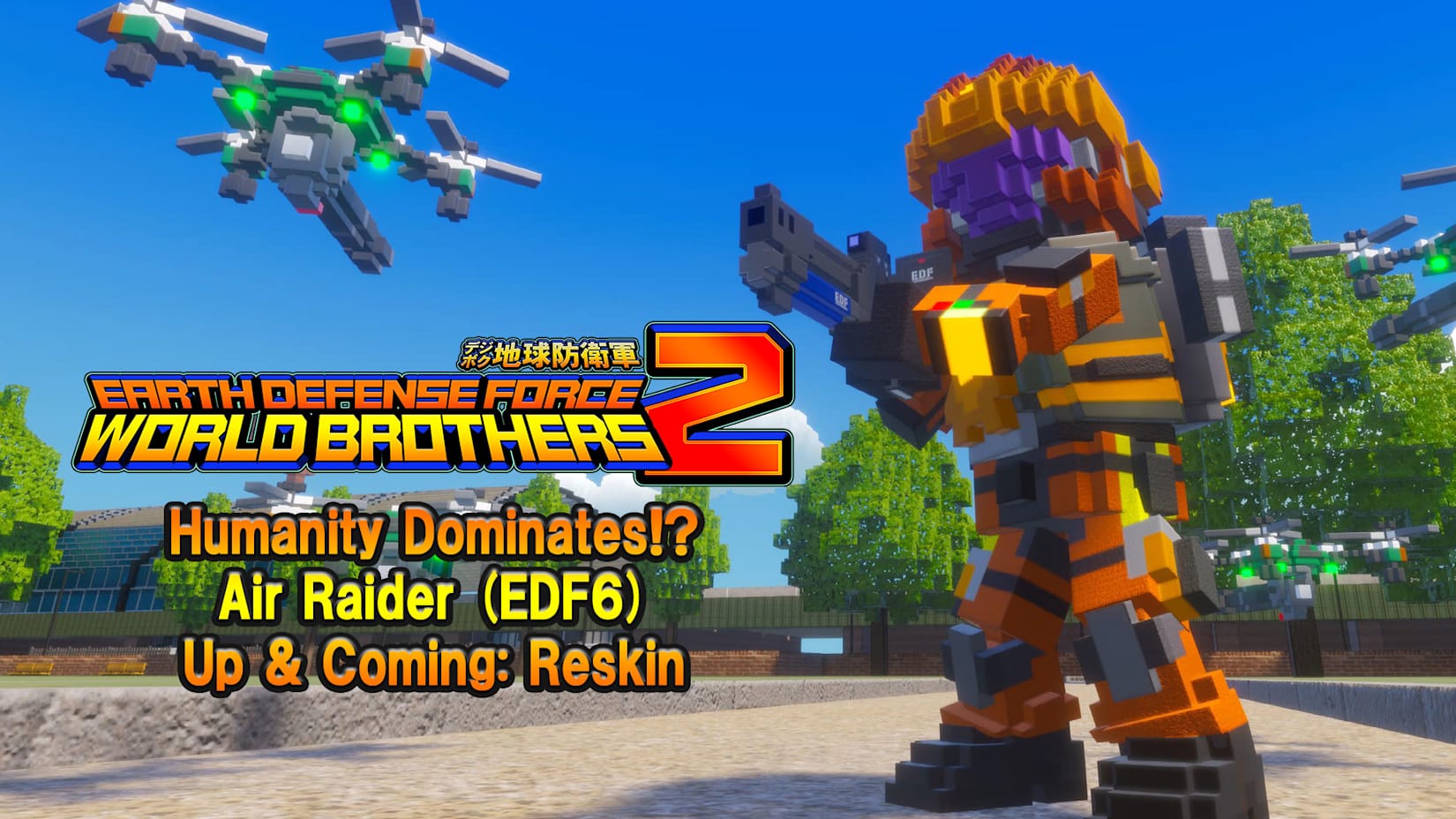 "Additional Character" Humanity Dominates!? Air Raider (EDF6) Up & Coming: Reskin 封面