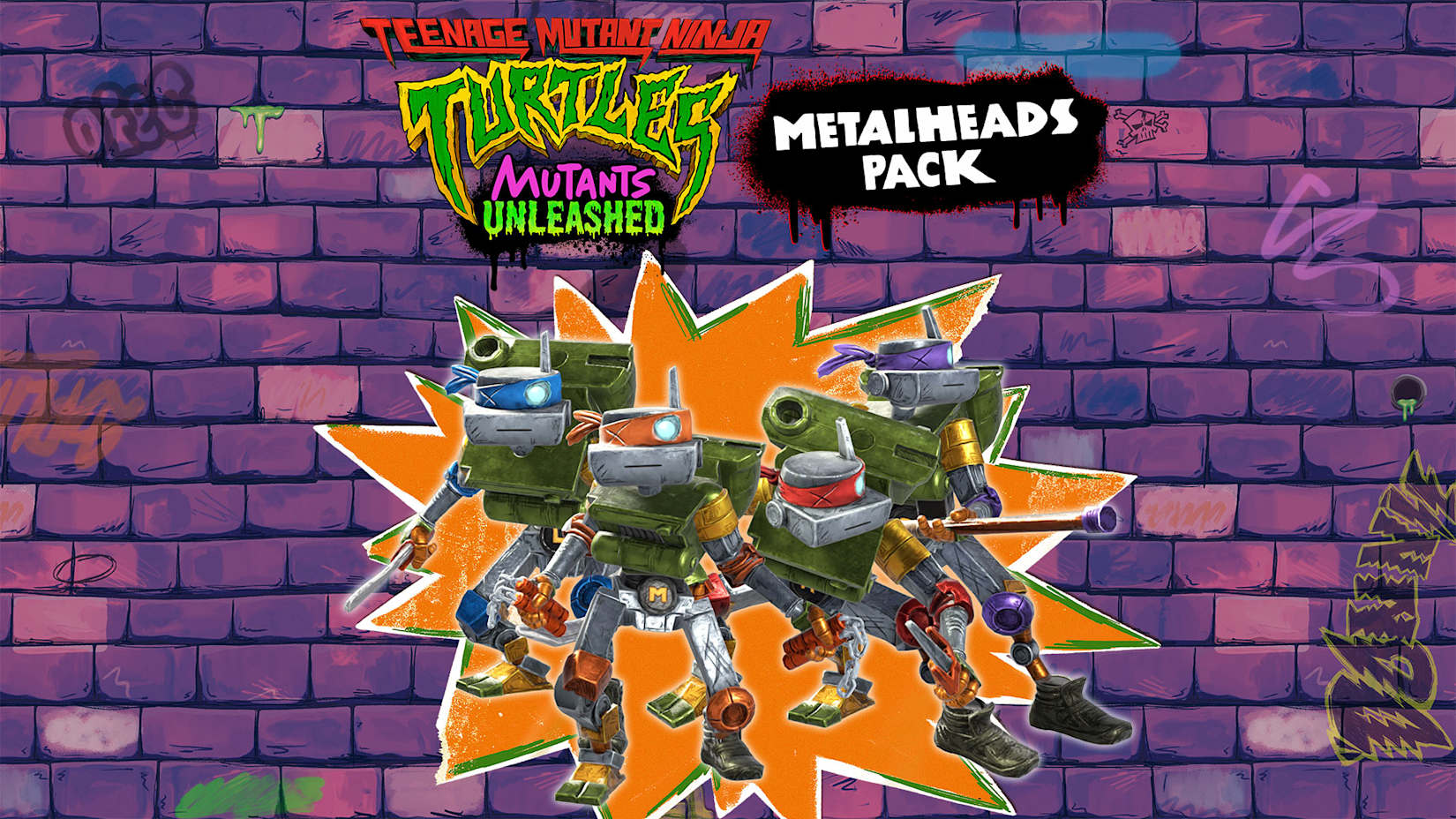 Teenage Mutant Ninja Turtles: Mutants Unleashed - Metalheads Pack 封面