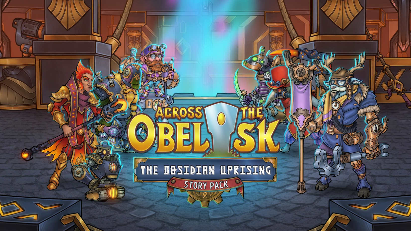 Capa de Across the Obelisk: The Obsidian Uprising