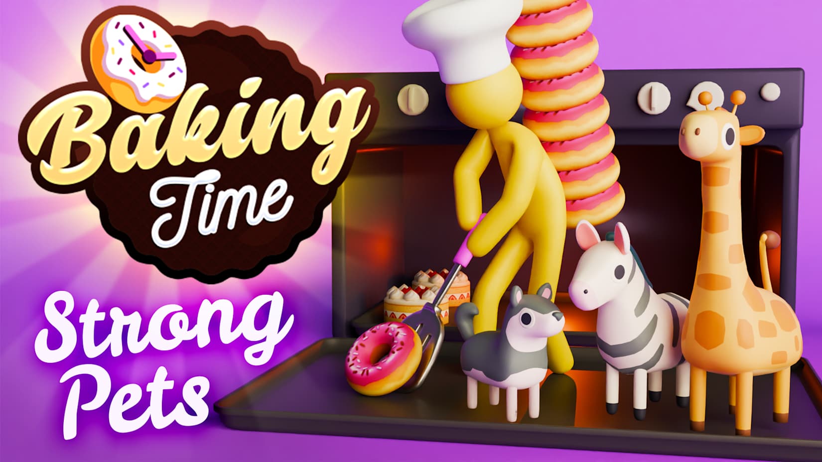 Baking Time: Strong Pets 封面