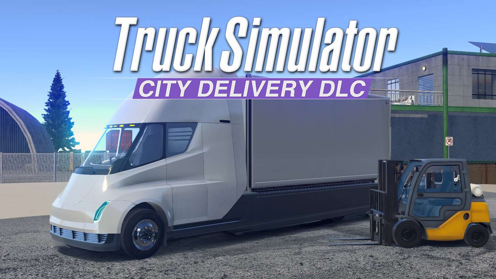 Truck Simulator City Delivery - American Electric Semi-Truck Car DLC 封面