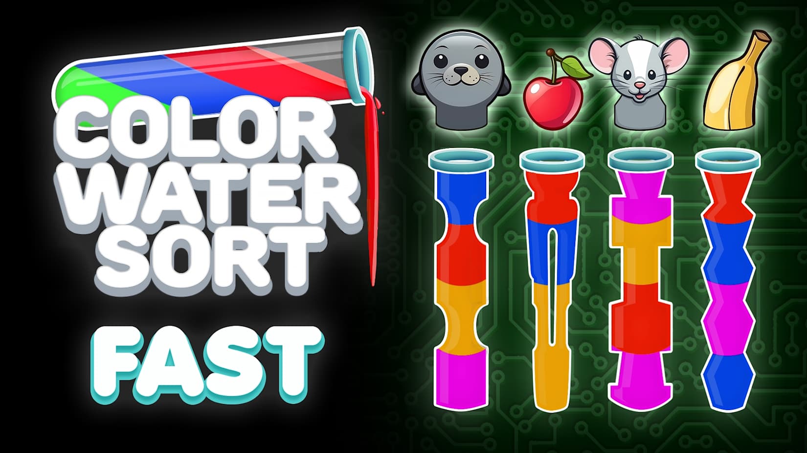 Color Water Sort: Fast DLC 封面