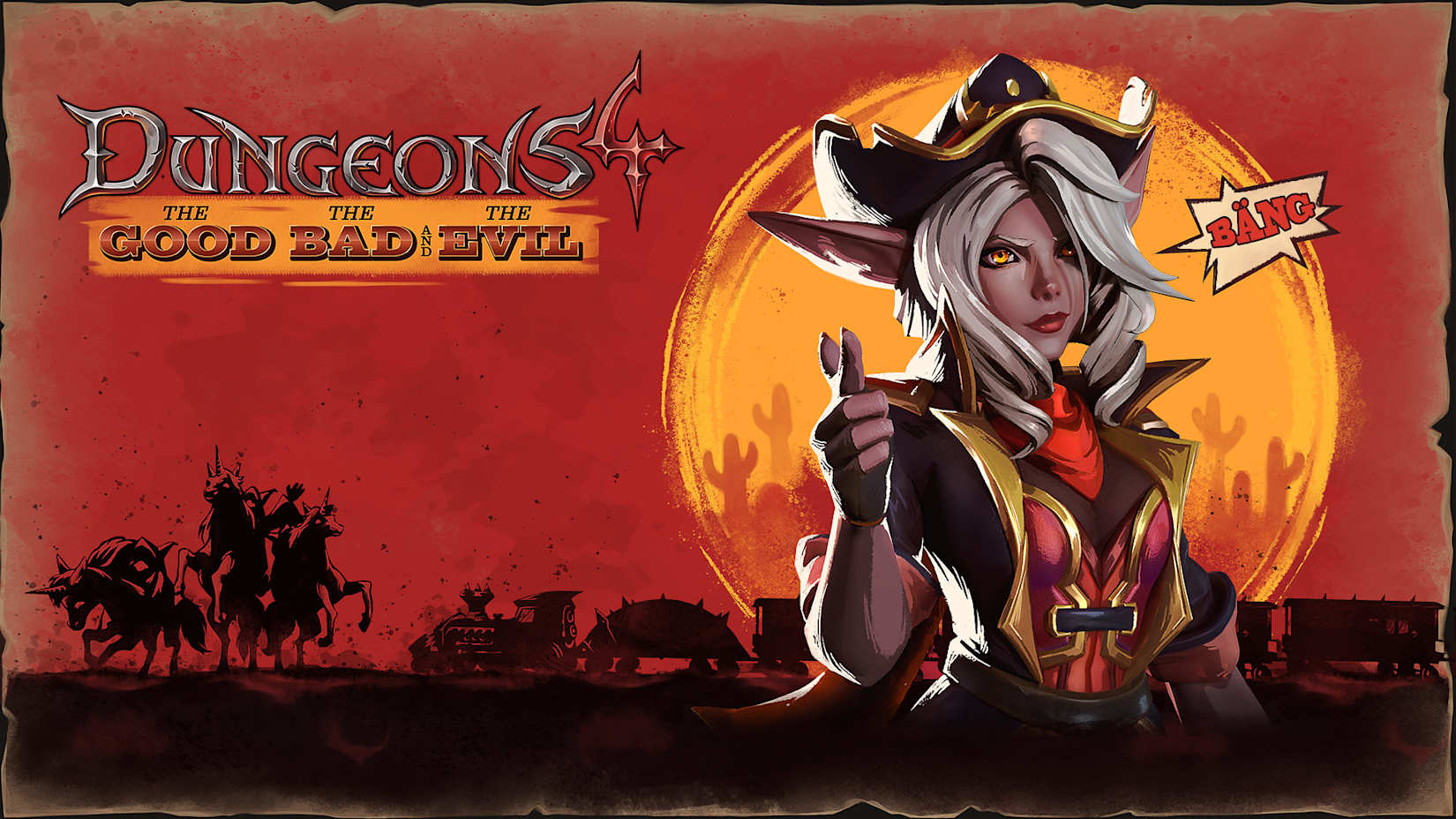 Capa de Dungeons 4 - The Good, the Bad and the Evil