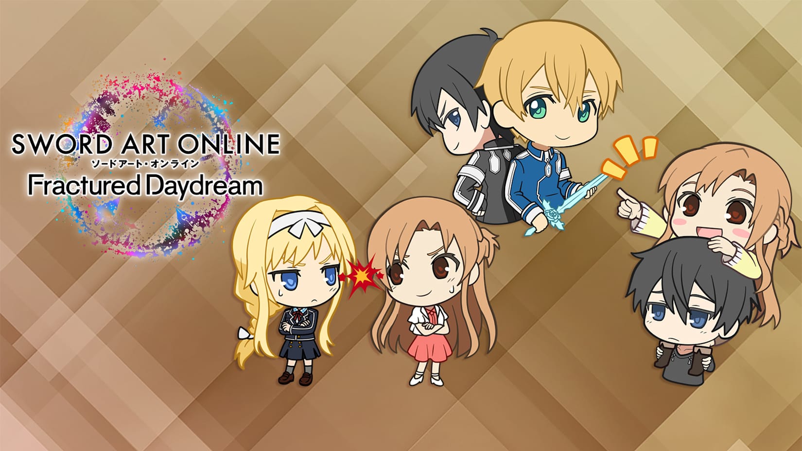 Capa de SWORD ART ONLINE Fractured Daydream - Conjunto de Carimbos Bônus