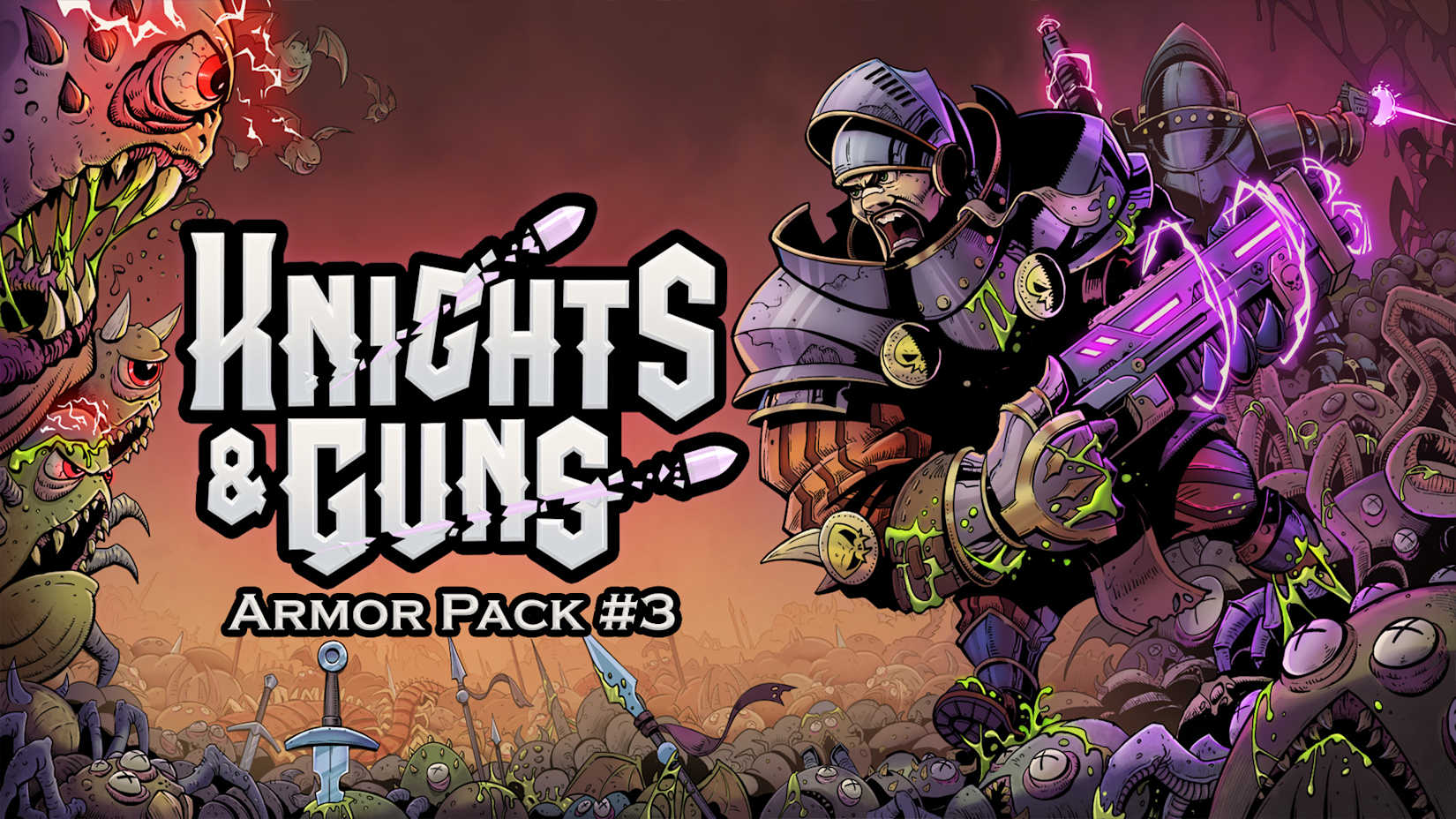 Capa de Knights & Guns Armor Pack #3