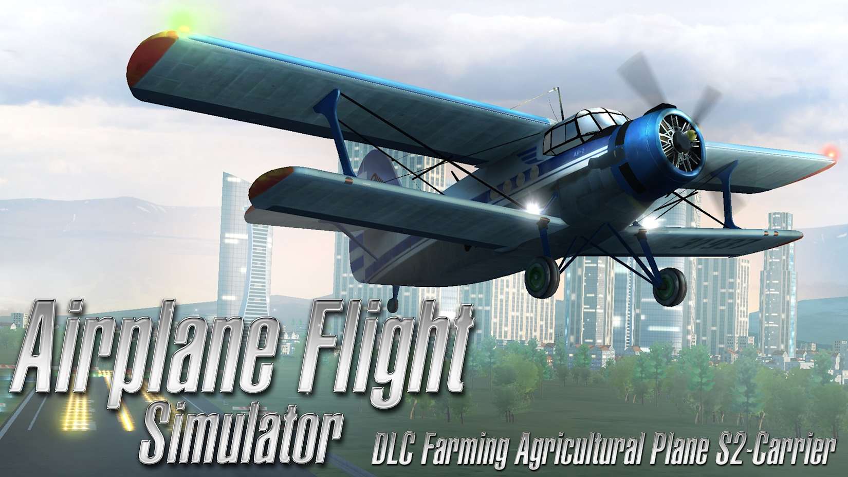 Airplane Flight Simulator DLC - Farming Agricultural Plane S2-Carrier 封面