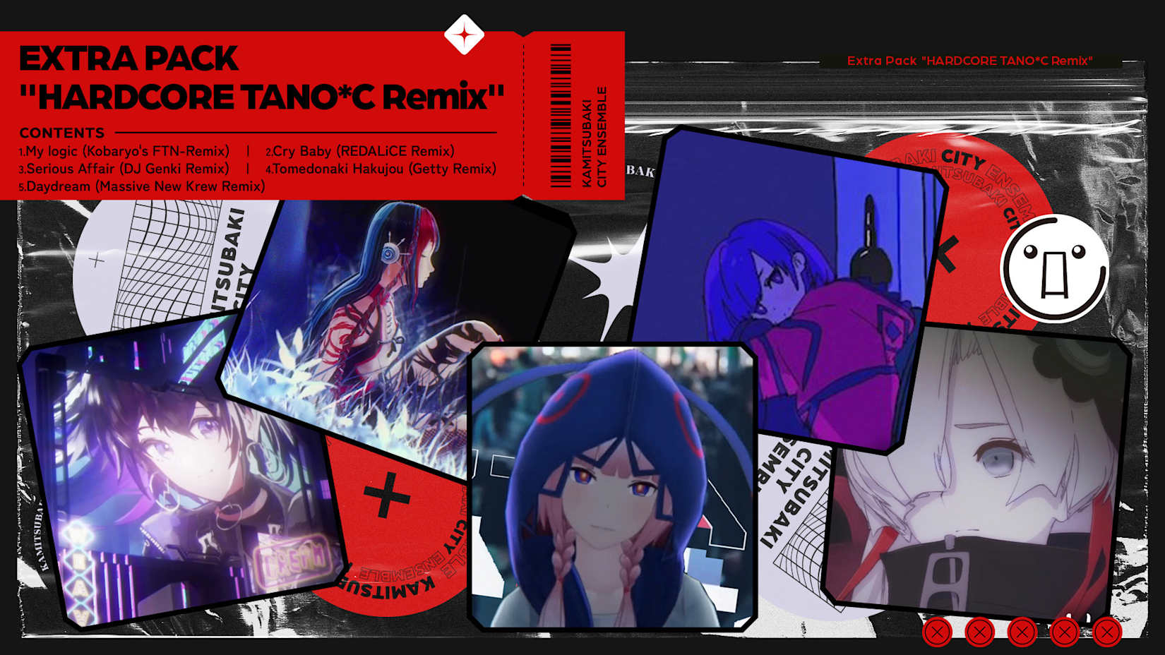 Capa de Extra Pack "HARDCORE TANO*C Remix"
