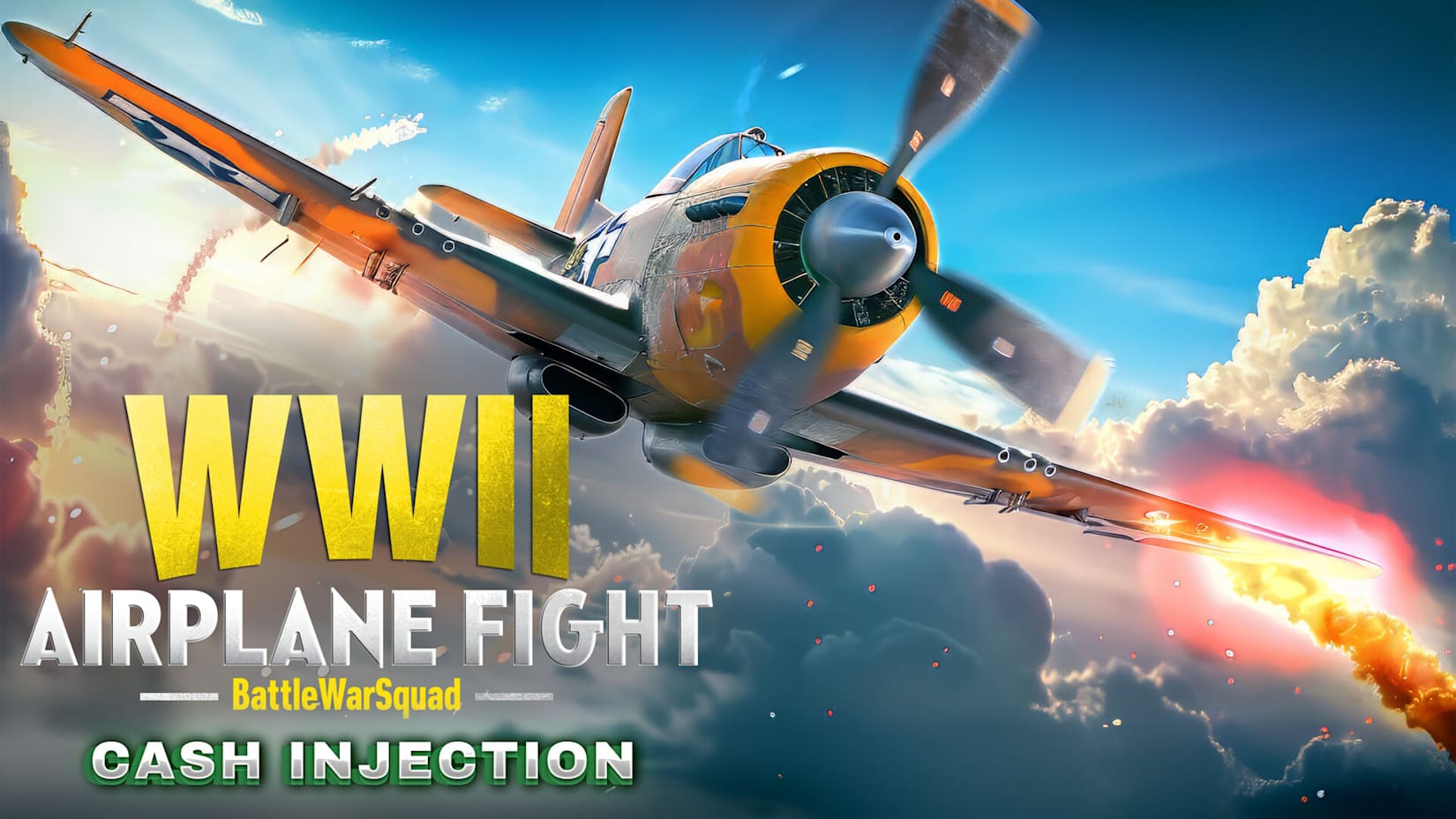 WWII AIRPLANE FIGHT - Battle War Squad - Cash Injection 封面