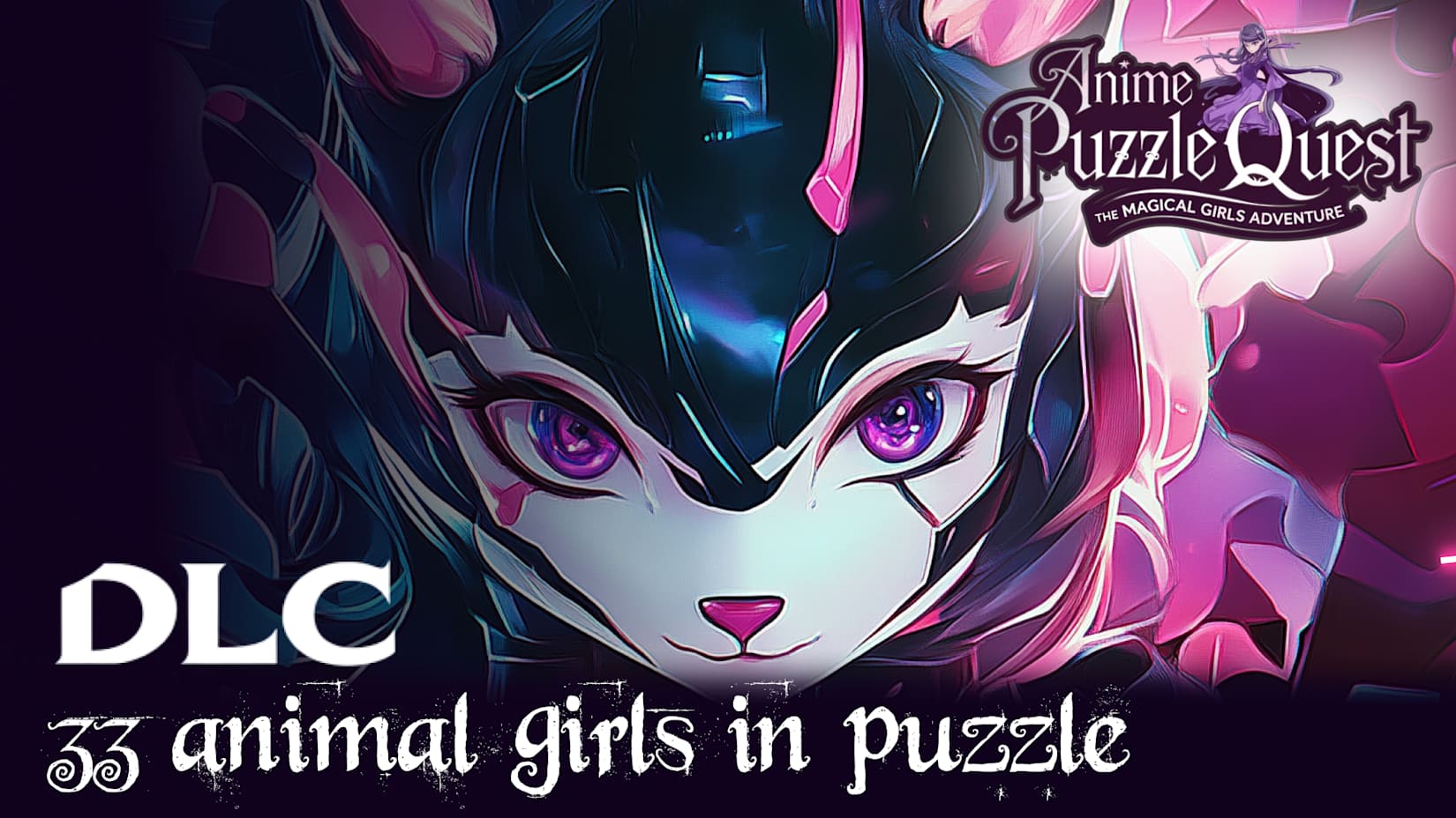 Capa de 33 Animal Girls in Puzzle