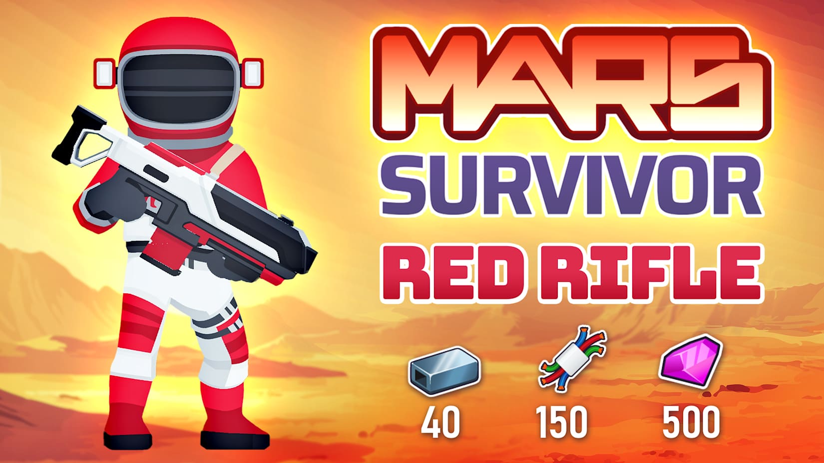 Mars Survivor: Red Rifle 封面