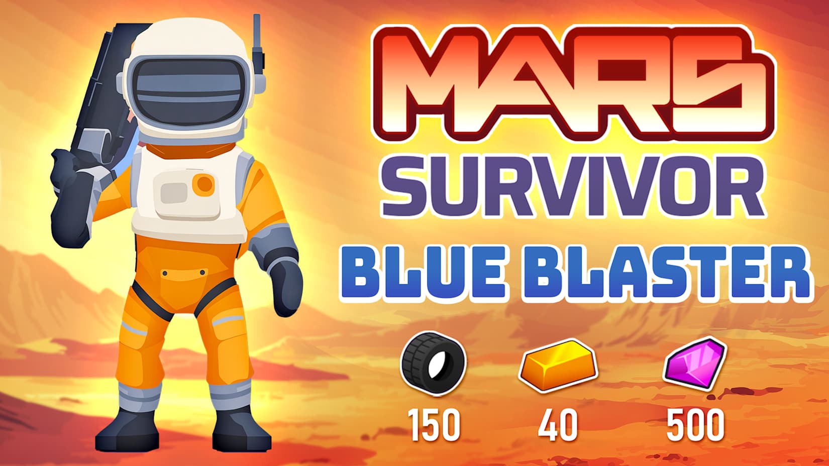 Mars Survivor: Blue Blaster 封面