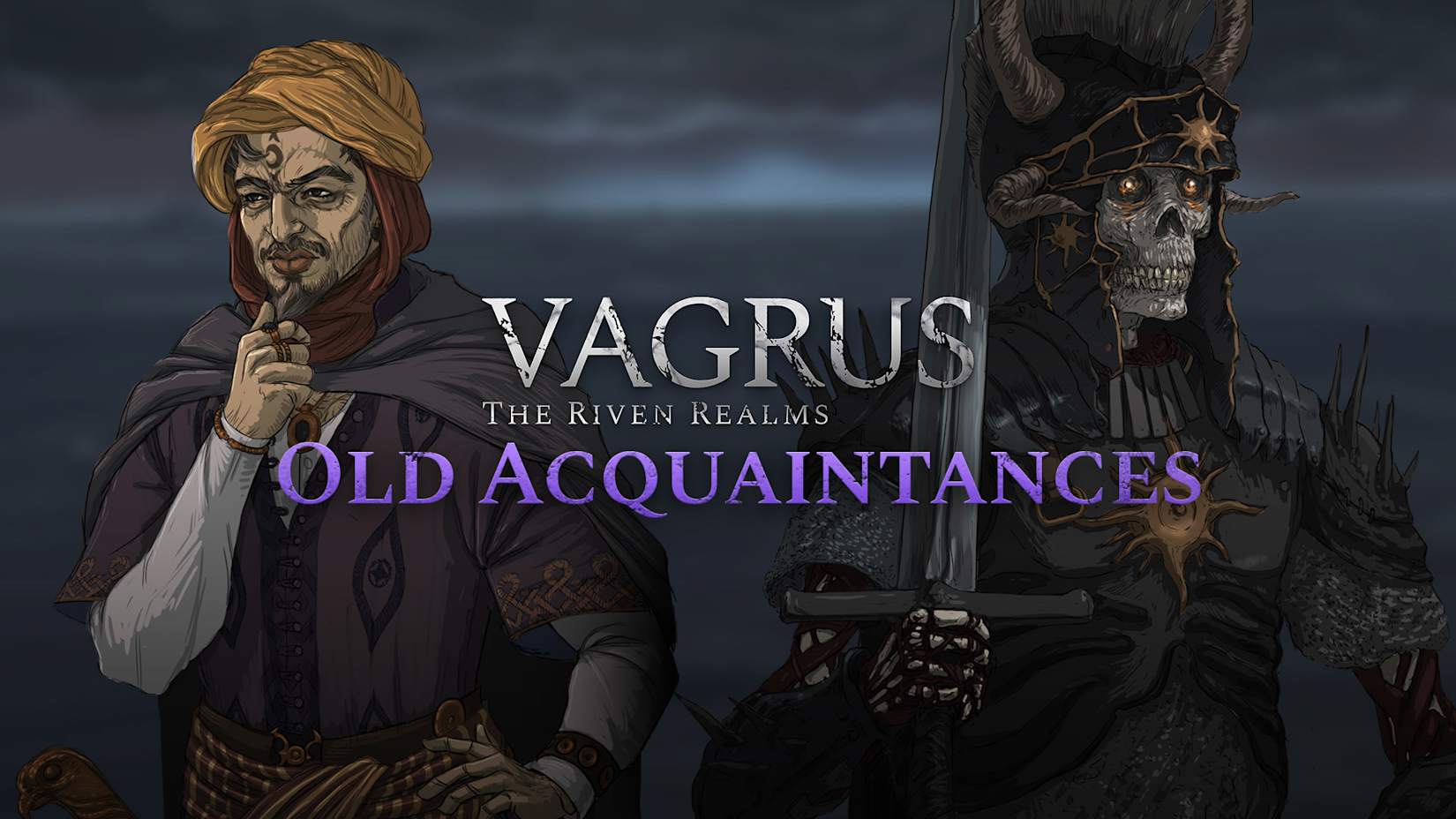 Capa de Vagrus - The Riven Realms Old Acquaintances