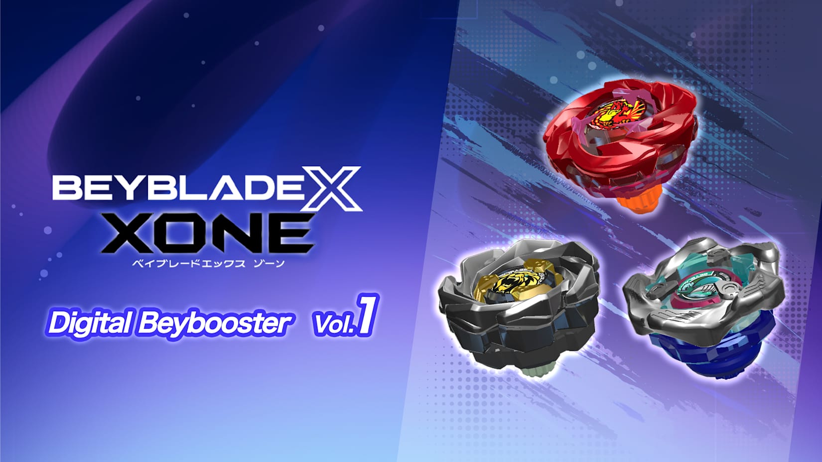 Capa de BEYBLADE X XONE BeyBooster Digital Vol.1