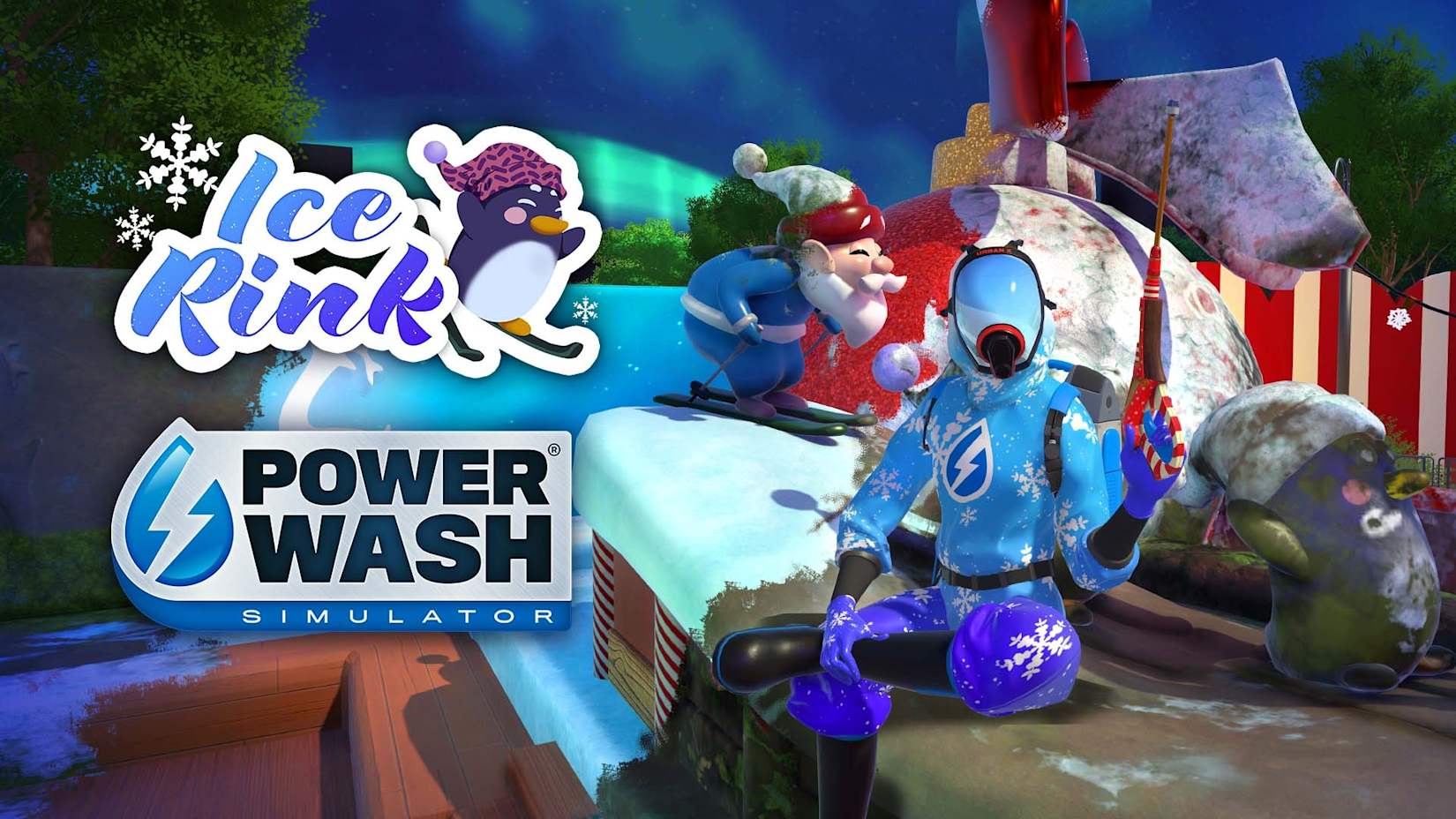 Capa de PowerWash Simulator - Pista de Gelo - Inverno de 2024