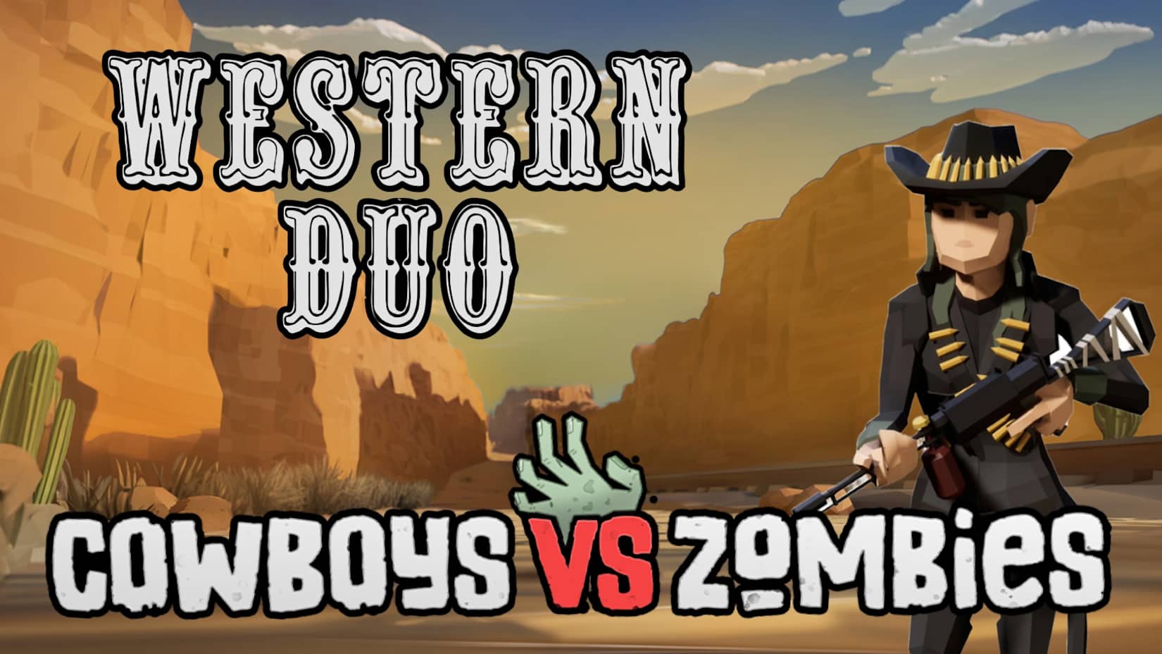 Capa de Cowboys vs Zombies: Western Duo