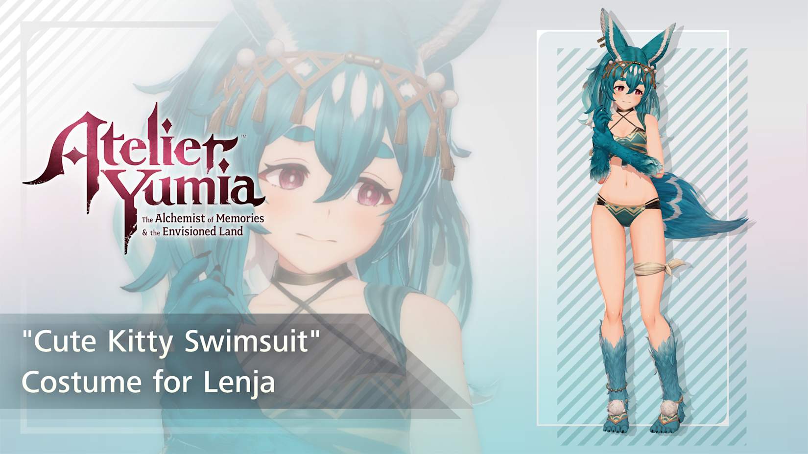 "Cute Kitty Swimsuit" Costume for Lenja 封面