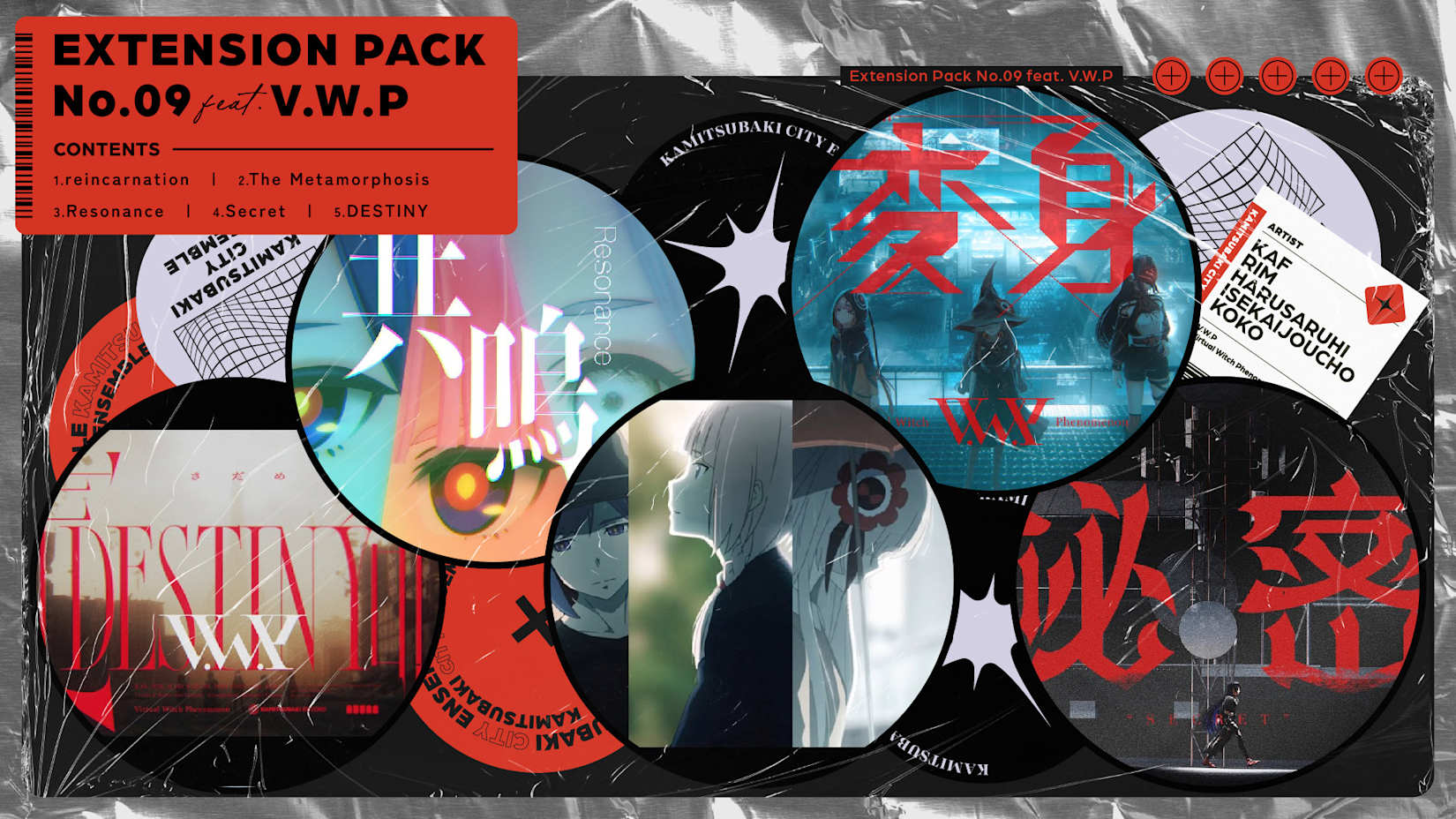 Capa de Extension Pack No.9  feat. V.W.P