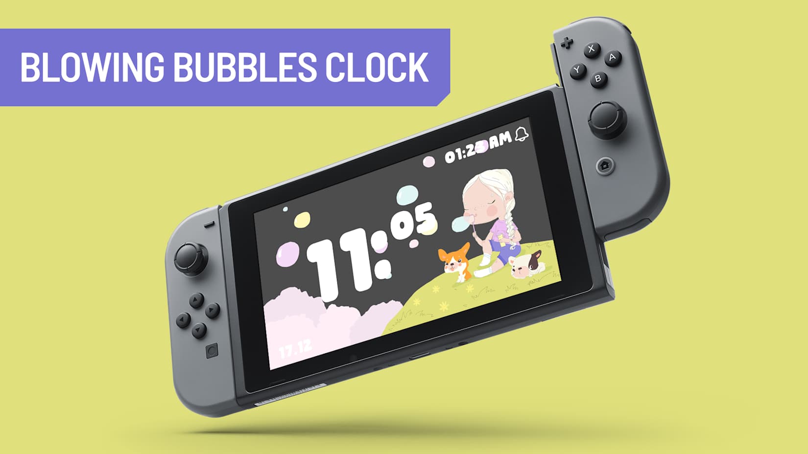 Blowing Bubbles Clock 封面