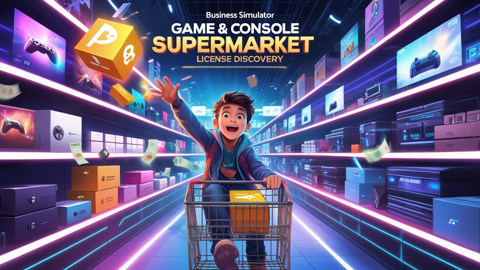 Capa de Game & Console Supermarket: License Discovery