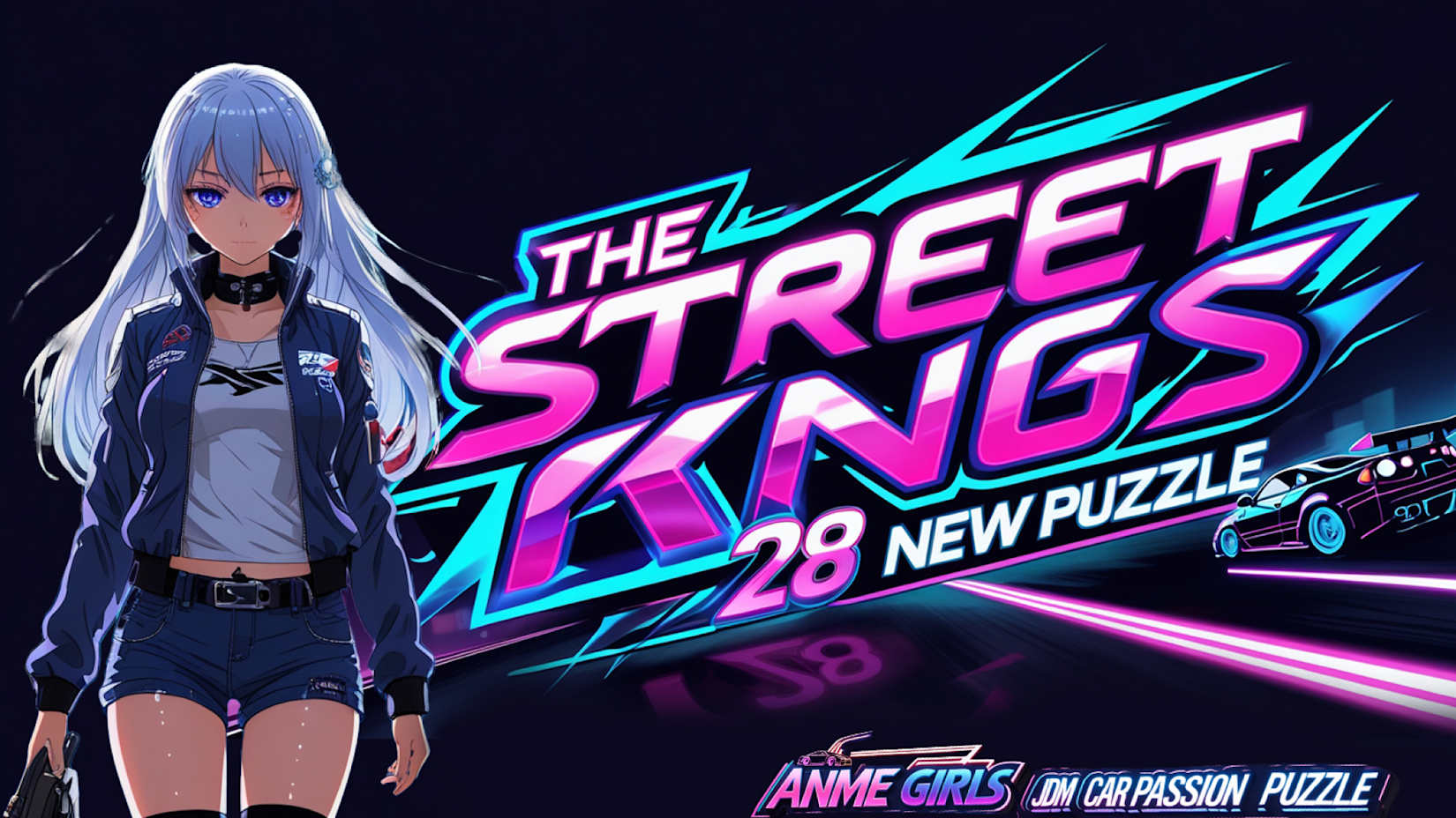 Capa de Anime Girls: JDM Car Passion Puzzle The Street Kings