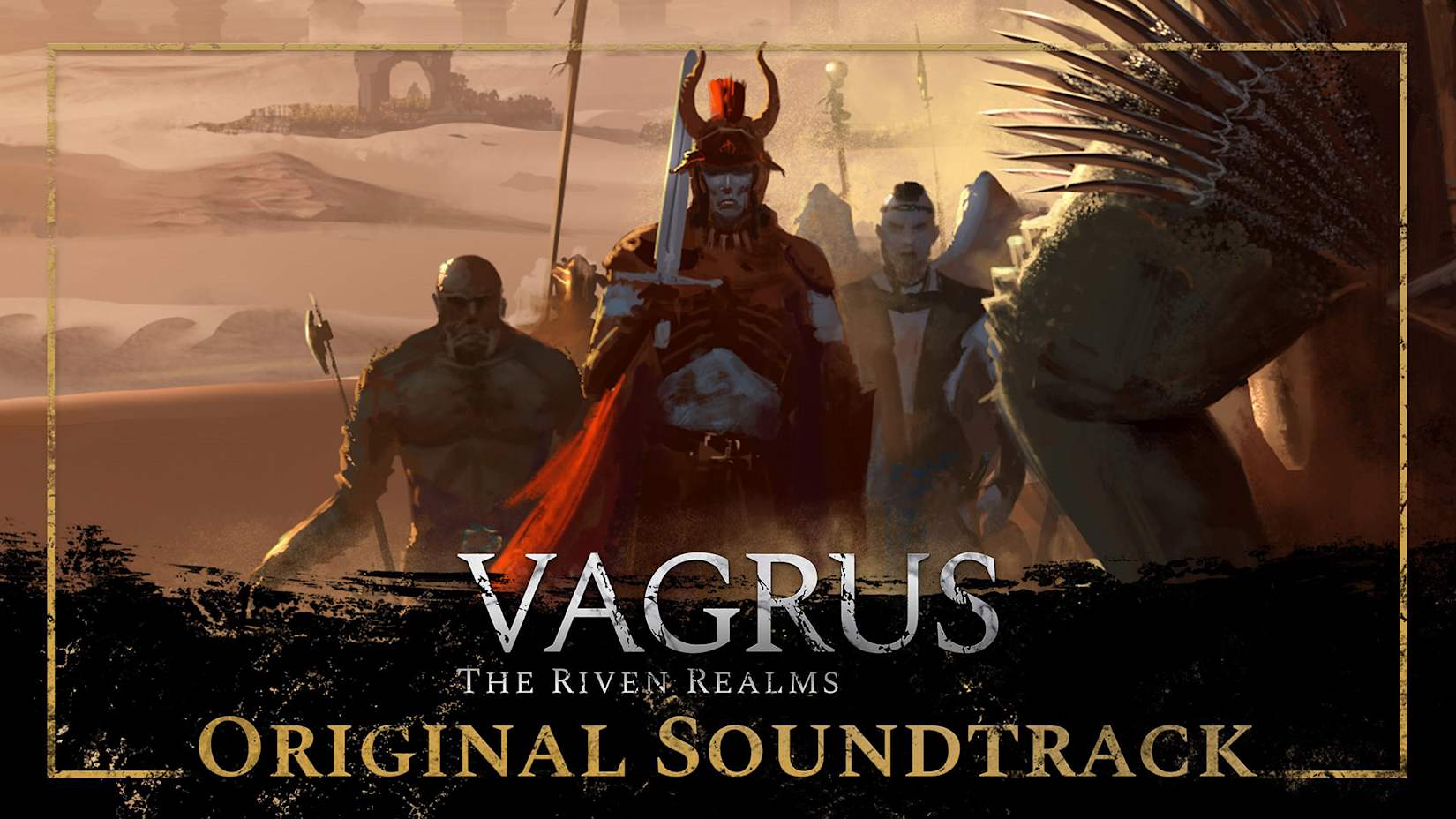 Capa de Vagrus - The Riven Realms Soundtrack