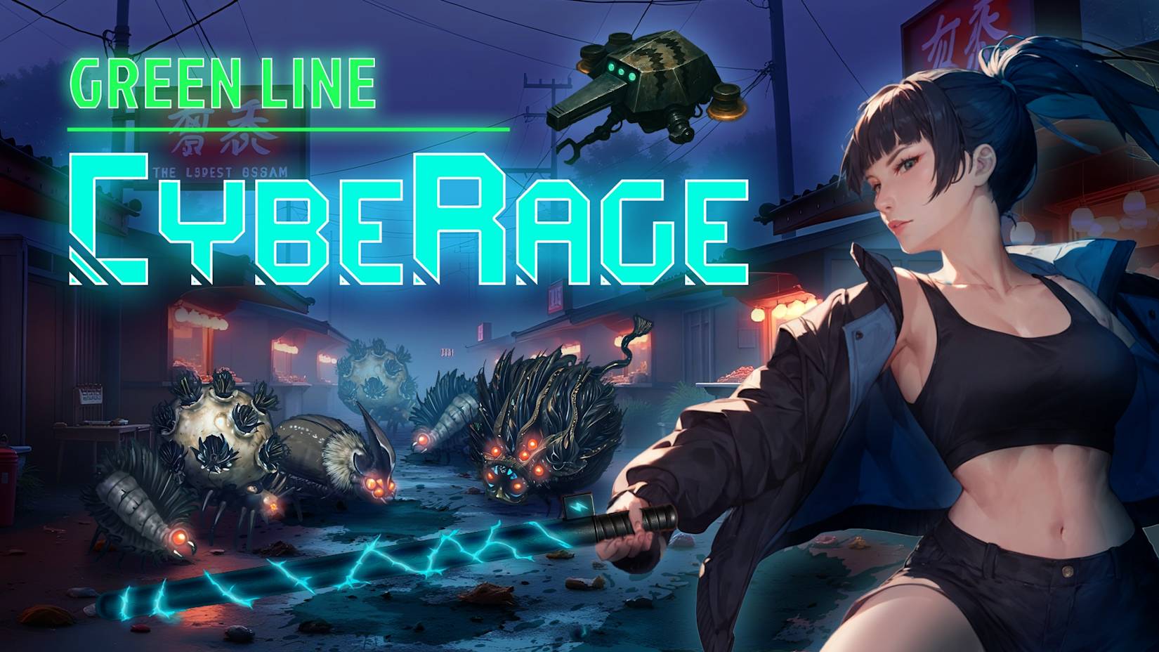 Capa de CybeRage: Green Line DLC