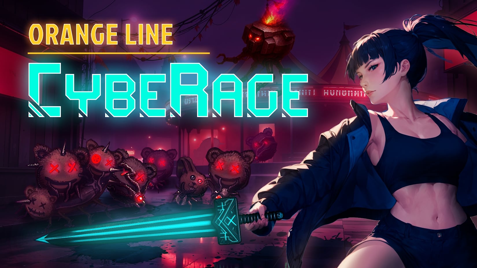 Capa de CybeRage: Orange Line DLC