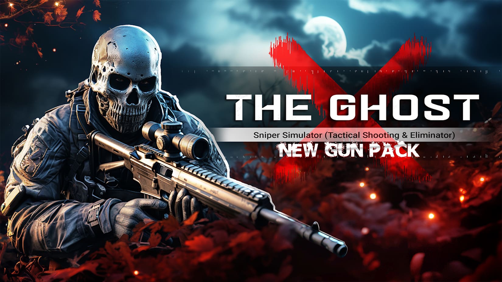The GhostX : Sniper Simulator - New Gun Pack 封面