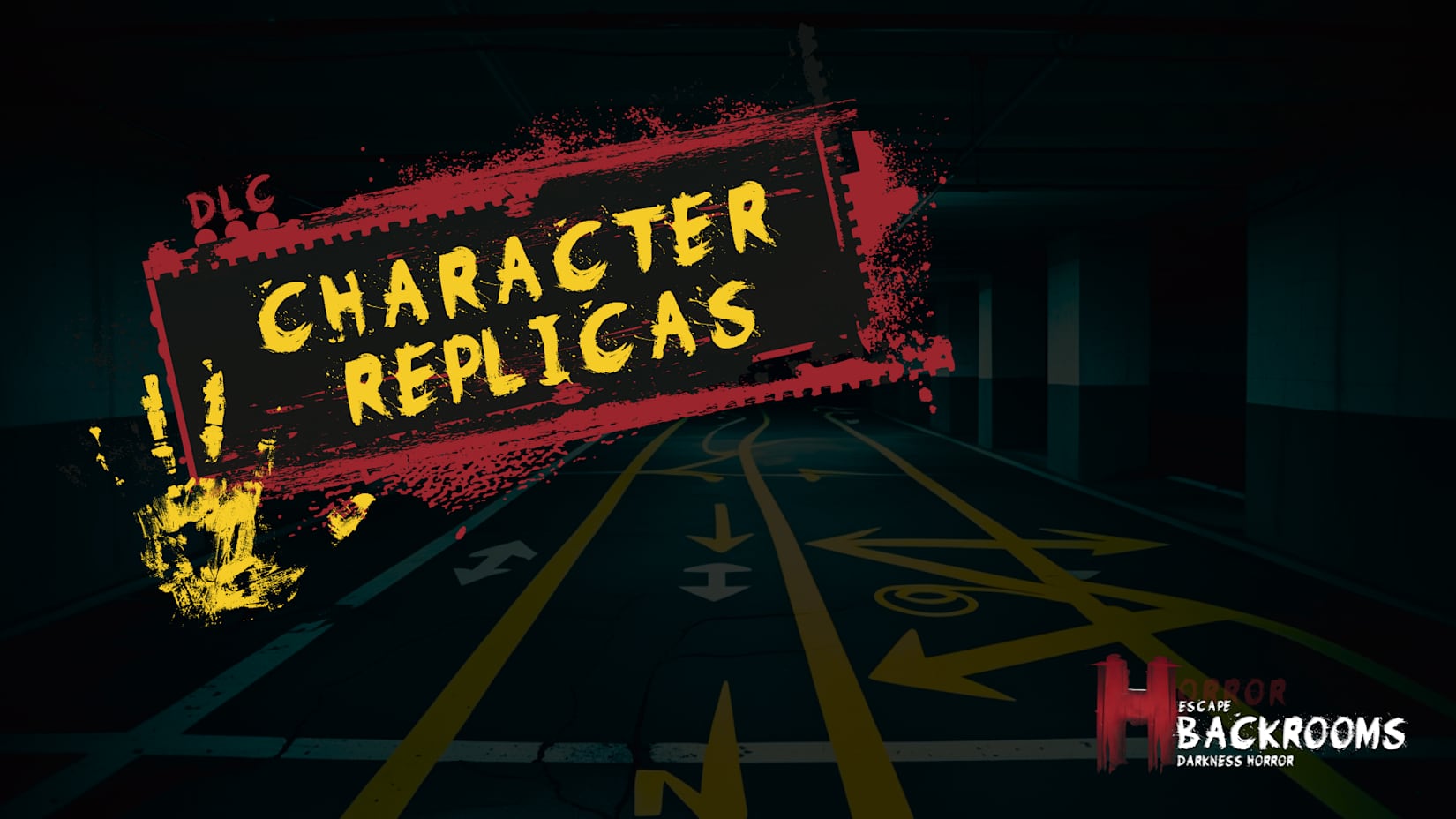 Capa de ESCAPE BACKROOMS: DARKNESS HORROR CHARACTER REPLICAS