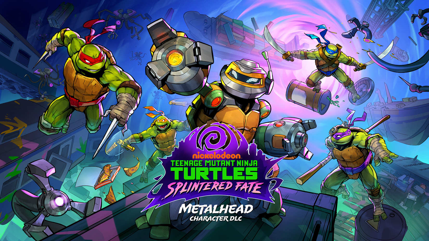 Capa de Tartarugas Ninja: O Destino de Splinter - DLC de Personagem Cabeça de Metal