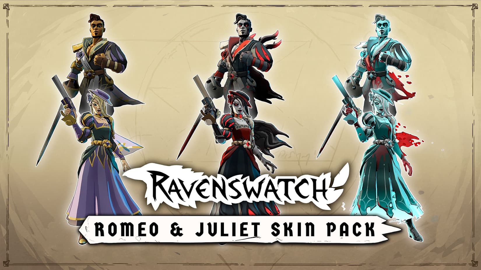 Capa de Ravenswatch - Romeo & Juliet Skin Pack