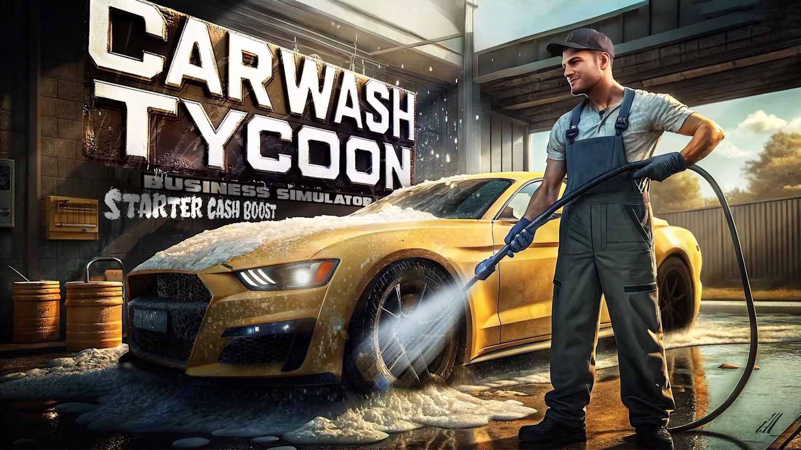 Capa de Car Wash Tycoon Business Simulator: Starter Cash Boost