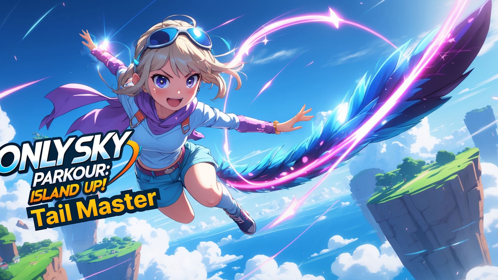 Capa de ONLY Sky Parkour: Island UP! Tail Master