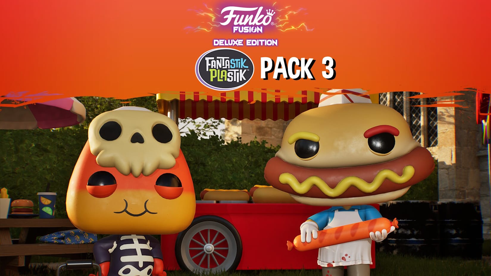Funko Fusion Deluxe Edition - Fantastik Plastik Pack 3 - Frank Von Veiner + Cutey Corn 封面