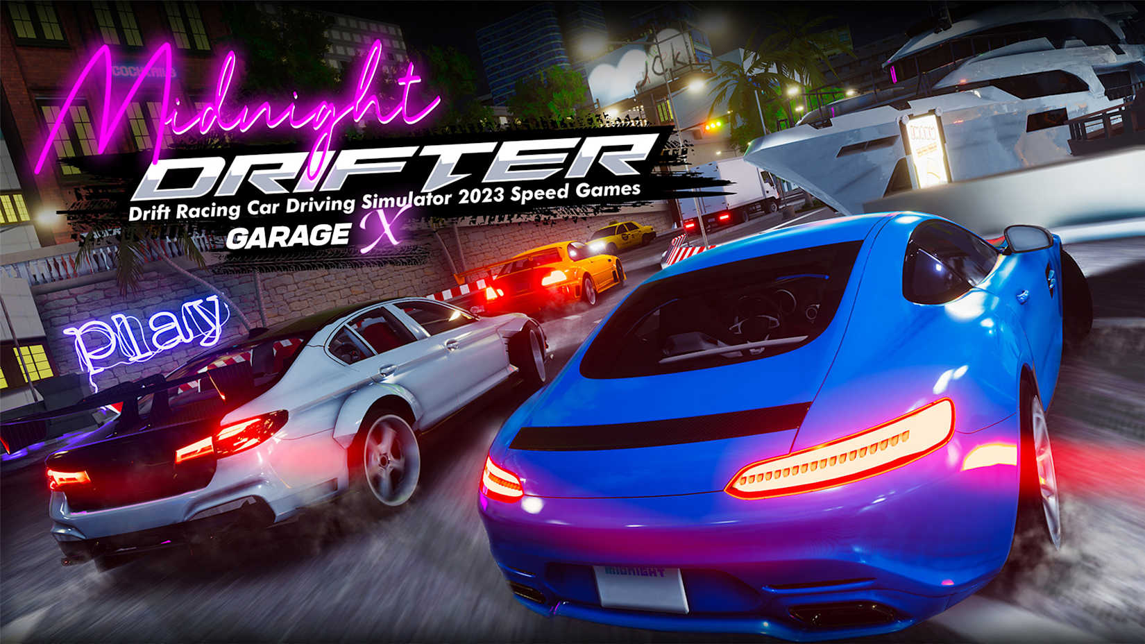 Capa de Midnight Drifter – Drift Racing Car Racing Driving Simulator: Garage X