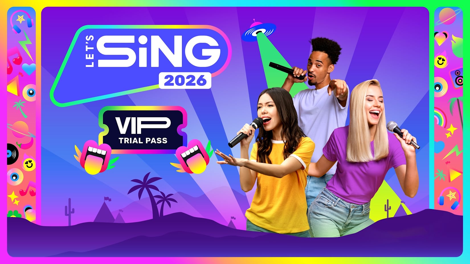 Capa de Let's Sing 2026 - Avaliação gratuita do Passe VIP