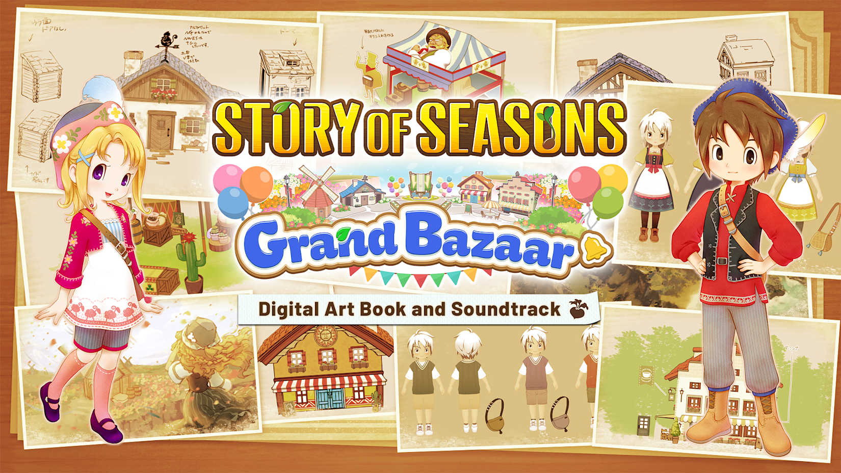 Capa de STORY OF SEASONS: Grand Bazaar Digital Art Book & Soundtrack