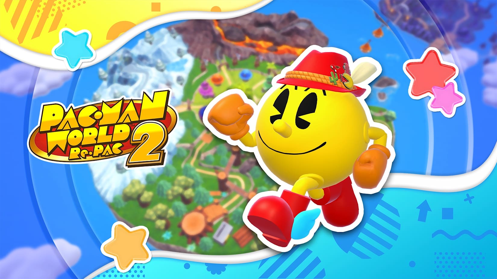 PAC-MAN WORLD 2 Re-PAC – Visual Lendário de Pac-Land 封面