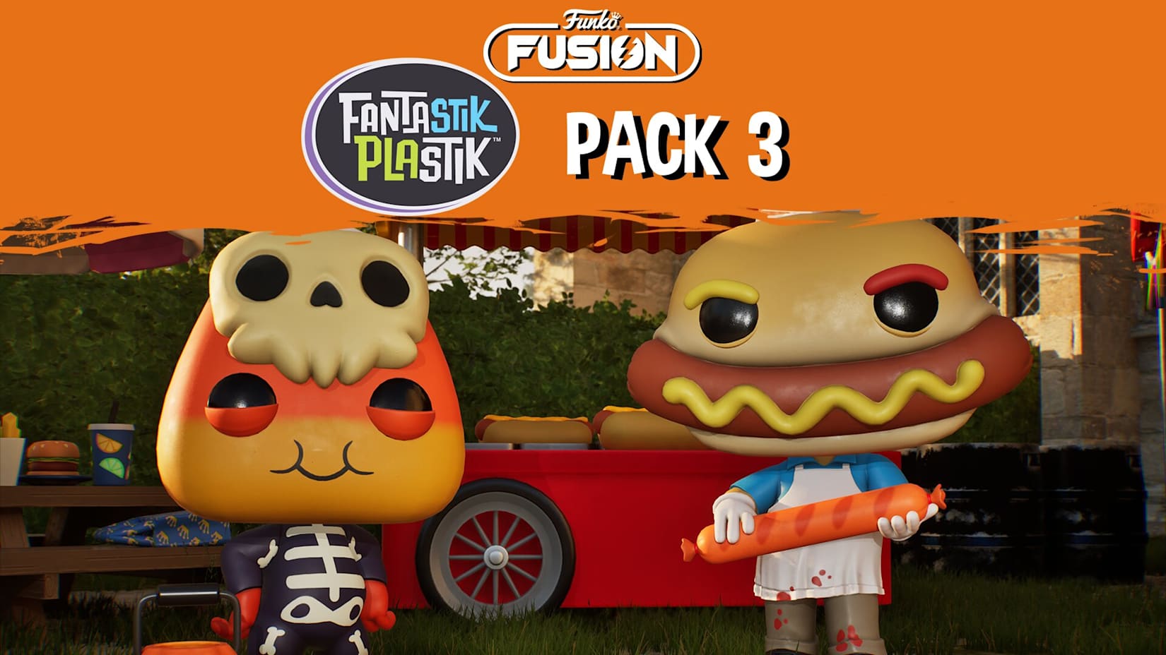 Funko Fusion - Fantastik Plastik Pack 3 - Frank Von Veiner and Cutey Corn 封面