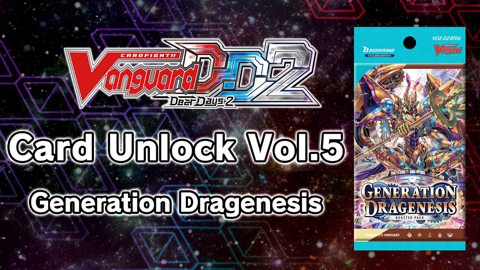 Capa de Card Unlock Vol. 5【DZ-BT06】"Generation Dragenesis"