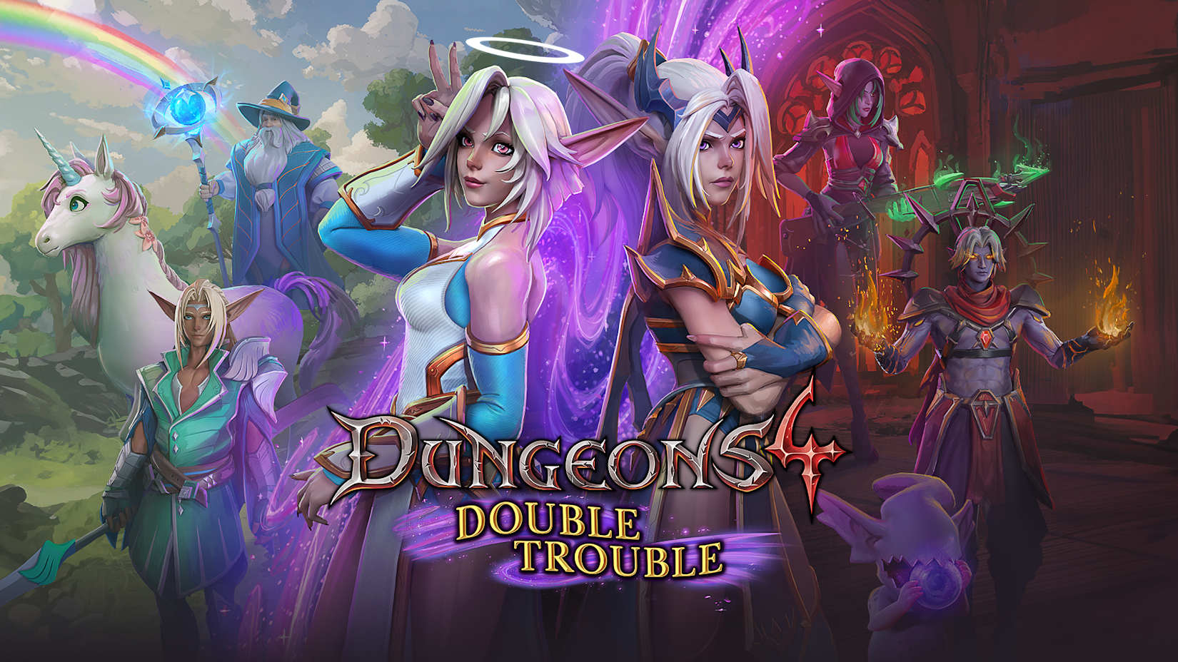 Capa de Dungeons 4 - Double Trouble